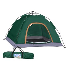 Weisshorn 2-3 Person Instant Pop Up Camping Tent - Green, Water-Resistant, UV Protection, Oxford Cloth, Easy Setup Weisshorn 2-3 Person Instant Pop Up Camping Tent - Green, Water-Resistant, UV Protection, Oxford Cloth, Easy Setup