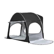 Weisshorn Black SUV Camping Tent - Water-Resistant, UV Protection, 3-Person, Oxford Fabric, 292x144x203cm, Portable Weisshorn Black SUV Camping Tent - Water-Resistant, UV Protection, 3-Person, Oxford Fabric, 292x144x203cm, Portable