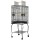 i.Pet 145cm Large Bird Cage Aviary with Open Top, Wrought Iron, Stainless Steel Feeders, Easy Clean Tray & Wheels