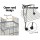 i.Pet 145cm Large Bird Cage Aviary with Open Top, Wrought Iron, Stainless Steel Feeders, Easy Clean Tray & Wheels