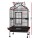 i.Pet 168cm Large Bird Cage - Heavy-Duty Wrought Iron Aviary with Open Roof, Perches, Seed Skirts & Wheels