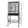 i.Pet 144cm Large Bird Cage Aviary, Black Wrought Iron, Mobile with Lockable Casters, Easy-Clean Tray, Ideal for Birds