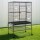 i.Pet Large 160cm Bird Cage, Wrought Iron, Powder-Coated, with Wheels, Perches, and Tray for Parrots and Budgies