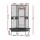 i.Pet Large Corner Bird Cage - Wrought Iron, Easy Clean, Mobile Stand, Budgie/Parrot Aviary, Black, 76x76x161cm