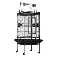 i.Pet 173cm Large Bird Cage Aviary - Wrought Iron, Non-Toxic Finish, Easy Clean Trays, Secure Locks, Mobile Wheels