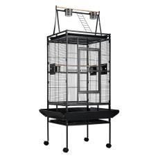 i.Pet 173cm Large Bird Cage Aviary - Wrought Iron, Non-Toxic Finish, Easy Clean Trays, Secure Locks, Mobile Wheels