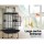 i.Pet 173cm Large Bird Cage Aviary - Wrought Iron, Non-Toxic Finish, Easy Clean Trays, Secure Locks, Mobile Wheels