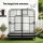 i.Pet Extra Large Bird Cage Aviary 185cm - Durable Wrought Iron, Lockable Wheels, Removable Divider, Slide-out Trays