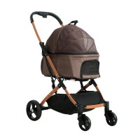 i.Pet Foldable Pet Stroller & Carrier - Aluminium Frame, 360° Wheels, UV Protection, Spacious Design, 25kg Capacity
