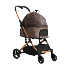i.Pet Foldable Pet Stroller & Carrier - Aluminium Frame, 360° Wheels, UV Protection, Spacious Design, 25kg Capacity i.Pet Foldable Pet Stroller & Carrier - Aluminium Frame, 360° Wheels, UV Protection, Spacious Design, 25kg Capacity