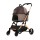 i.Pet Foldable Pet Stroller & Carrier - Aluminium Frame, 360° Wheels, UV Protection, Spacious Design, 25kg Capacity
