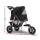 i.Pet Large Pet Stroller, Foldable 3-Wheel Pram for Dogs & Cats, Durable Steel Frame, 600D Fabric, 12" EVA Wheels, Black