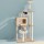 i.Pet Cat Tree Tower 142cm - Wooden Condo with Sisal Scratching Posts, Plush Beds, Hanging Toys, Easy Assembly