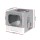 i.Pet Large Foldable Enclosed Cat Litter Box with Ventilation, Removable Tray & Scoop - Grey 48.5x38.5cm, PP Material