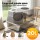 i.Pet Large Stainless Steel Cat Litter Box Set High Sided Anti Odour Scratch Resistant with Mat & Scoop