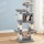 i.Pet 145cm Cat Tree Tower in Light Grey - Durable Sisal Scratching Posts, Plush Velvet, Multi-Level Condo & Play Areas