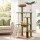 i.Pet 152cm Leafy Jungle Cat Tree Tower Multi-Level Scratching Post with Sisal Canopy and Cradle (Green)