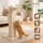i.Pet 89cm Cat Tree Scratching Post Tower with Natural Sisal Plush Condo Beige 49x49x89cm Indoor Cat