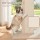 i.Pet 89cm Cat Tree Scratching Post Tower with Natural Sisal Plush Condo Beige 49x49x89cm Indoor Cat
