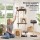 i.Pet 133cm Rotatable L-Shape Cat Tree Tower Dual Caves Sisal Scratching Grey Beige 60kg Capacity 133cm