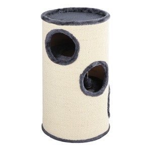 i.Pet 70cm Cat Tree: Multi-Level Scratching Post with Sisal, Plush Velvet, Hideouts & Toys, No Assembly Needed