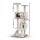 i.Pet 134cm Cat Tree Tower - Multi-Level Condo with Sisal Posts, Plush Velvet, Scratching Bed & Ladder - Beige