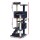 i.Pet 134cm Cat Tree Tower – Grey/Natural, Plush Velvet & Sisal, Multi-Level Condo with Bed, Scratching Post & Ladder