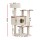 i.Pet Hickory 90cm Cat Tree - Plush Velvet Condo with Sisal Scratching Posts, Multi-Level Play & Napping Spots