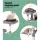 i.Pet Cassey Cat Tree 103cm - Grey Velvet Condo with Sisal Scratching Posts, Activity Ball, Ladder & Multi-Level Fun