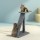 i.Pet 82cm Cat Tree Scratching Post Tower with Plush Velvet, Dual-Level Design & Ramp, Sturdy Wooden Construction