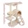 i.Pet 100cm Cat Tree Tower - Multi-Level Scratcher Condo with Plush Velvet, Sisal Posts, and Hammocks for Cats