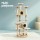 i.Pet 203cm Cat Tree Tower: Plush Velvet Condo with Hammock, Perches & Sisal Scratching Posts, Beige, 20kg Capacity