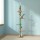 i.Pet Floor-to-Ceiling Cat Tree Tower, 290cm, Adjustable, Sisal Posts, 5 Levels, Space-Saving Design, Green/Brown