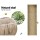 i.Pet 138cm Multi-Level Cat Tree Tower with Rattan, Sisal Posts, Soft Plush, Ladder & Hammock - Beige/Brown