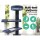 i.Pet 100cm Cat Tree Tower with Sisal Scratch Posts, Plush Velvet, Multi-Level Design & Steps for Active Cats, Grey