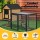 i.Pet Extra Large Wooden Chicken Coop & Rabbit Hutch with Hatching Box, Fir Construction, 192cm x 78cm x 116cm