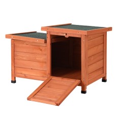 i.Pet Outdoor Cat House: Durable Fir Wood, Weather-Resistant, 70x43x47cm, Easy Assembly, Lockable Doors, 1-Year Warranty i.Pet Outdoor Cat House: Durable Fir Wood, Weather-Resistant, 70x43x47cm, Easy Assembly, Lockable Doors, 1-Year Warranty
