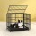 i.Pet Large Metal Dog Cage Crate with Lockable Wheels & Removable Tray, Anti-Bite Design for Medium Pets - 95x65x85cm