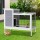i.Pet Rabbit Hutch - 97x49x86cm Wooden Outdoor Cage with Fir Wood, Powder Coated Mesh, Easy Access and Slide-out Tray