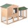 i.Pet Wooden Outdoor Hutch 138x44x85cm - Fir Wood, Waterproof, Anti-Termite, Multi-Level, Easy Access & Eco-Friendly