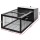 i.Pet Rabbit Cage Hutch Enclosure, 122x52cm Metal Carrier - Secure, Weatherproof, Easy-Clean, for Small Pets