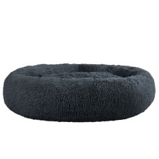 i.Pet Extra Large Calming Pet Bed - 110cm Soft Plush, Dark Grey, Non-Slip, Washable Cover, Flea Resistant, Cat/Dog i.Pet Extra Large Calming Pet Bed - 110cm Soft Plush, Dark Grey, Non-Slip, Washable Cover, Flea Resistant, Cat/Dog