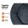 i.Pet Extra Large Calming Pet Bed - 110cm Soft Plush, Dark Grey, Non-Slip, Washable Cover, Flea Resistant, Cat/Dog
