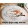 i.Pet Extra Large Calming Pet Bed 110cm - Soft Plush, Non-Slip, Removable Cover, Flea Resistant, White/Brown