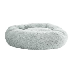 i.Pet 90cm Large Calming Pet Bed for Dogs & Cats, Soft Plush Light Grey, Non-Slip, Washable Cover, Flea Resistant i.Pet 90cm Large Calming Pet Bed for Dogs & Cats, Soft Plush Light Grey, Non-Slip, Washable Cover, Flea Resistant