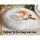i.Pet 90cm Large Calming Pet Bed – Soft Plush, Non-Slip, Removable Cover, Flea-Resistant, White/Brown