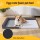 i.Pet Large Plush Pet Bed with Egg Crate Foam, Removable Cover, Non-Slip Base, Machine Washable - Grey, 105x75x12cm