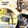 i.Pet Foldable Pet Carrier Backpack for Small Dogs and Cats 44x32x32cm Water Resistant Grey 7.5kg Capacity