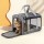 i.Pet Foldable Pet Carrier Backpack for Small Dogs and Cats 44x32x32cm Water Resistant Grey 7.5kg Capacity