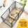 i.Pet Large Black Metal Dog Crate 129cm - Heavy-Duty, Secure Top, Flexible Door, for Small to Large Dogs, Anti-Rust